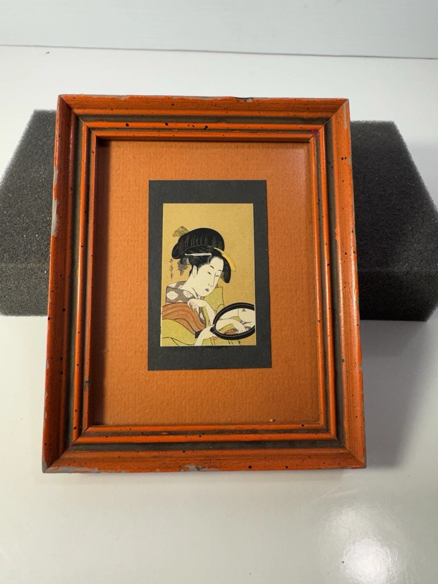 老式木刻版画古董日本版画| eBay