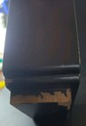 Wako: Vintage; Rare Dark Wood 8.5x6.25x3" Quartz-Japan Desk/Mantle Wood Clock — photo 10