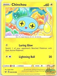 Chinchou 068/202 Sword & Shield Base Set Common