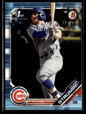 2019 Bowman Draft Sky Blue 1st Chase Strumpf /499 Cubs #BD-178