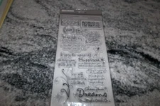 TPC Studio "Playful Expression" Clear Stamps 18 pc. New