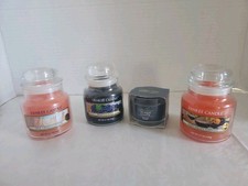 Yankee Candle Lot Of 4 Small 3.7 oz Jars