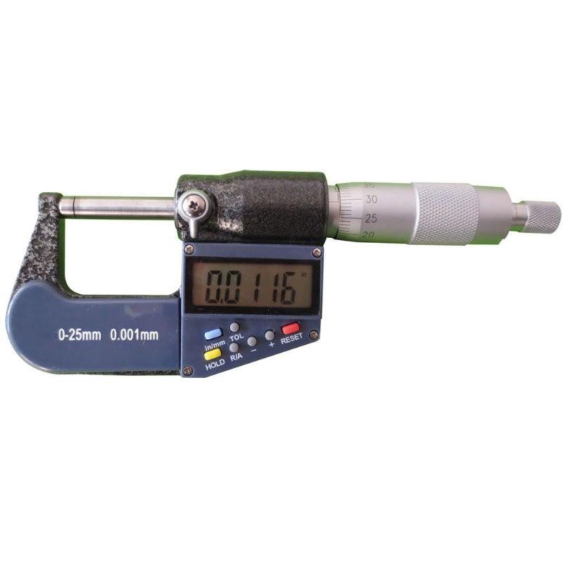 Digital External Micrometer Comes with carry case 0-25mm/01 BDM1025