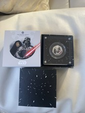 2023 Silver Proof Darth Vader Emperor Palatine Fifty Pence Coin Boxed COA