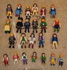 Vintage 1990's Playmobil Figures Lot of 24 Adult Pirate Police Fireman - Kids