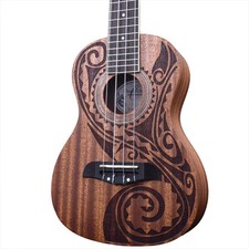 Oscar Schmidt OU2TAT-A Concert Ukulele. Natural Mahogany Maori