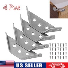 4 Pcs Furniture Corner Connector Stainless Steel Corner Braces For Cabinets