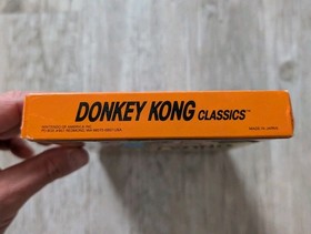Donkey Kong Classics 1988 Nintendo NES Authentic Box, Manual & Sleeve Only 
