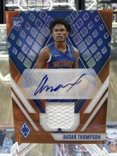 Ausar Thompson 2023-24 Panini Phoenix 9/49 RJA Auto Jersey Orange RC #RJA-ATH
