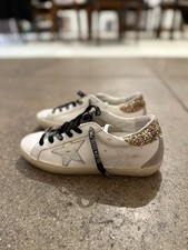 Golden Goose Superstar Glitter Sneakers Harrod’s Exclusive (Gold/Silver) - 37