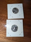 Lot of 2 0.10 (1/10) Troy Ounce .999 Silver Walking Liberty Rounds