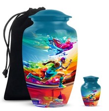 Sport Cremation Urn 10Inch  3Inch for Ashes Elegant Memorial Gift for Adults