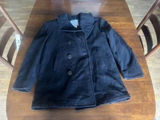 Men’s DSCP Quarterdeck Collection US Navy Peacoat Wool Jacket 42r Winter Coat