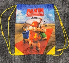 ALVIN AND THE CHIPMUNKS Drawstring bag 2011 20th Century Fox Promo 17”x13”