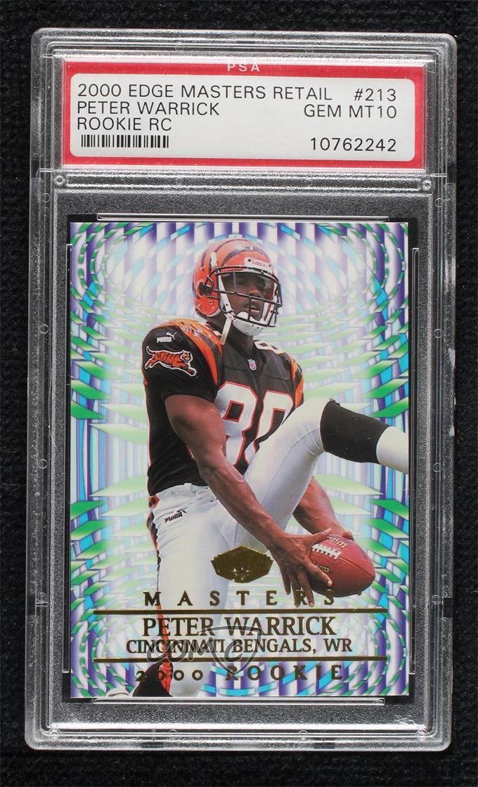 Peter Warrick Collector's Edge Masters Retail #213 Base