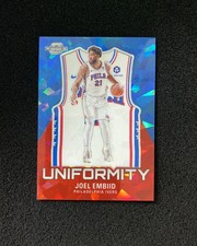 2023-24 Panini Contenders Optic Uniformity Red Ice #28 Joel Embiid 169/175 OR24