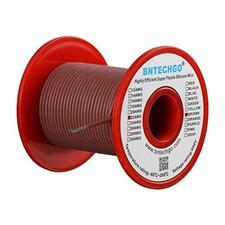 22 Gauge Silicone Wire Spool 100 ft silicone wire 100ft silicone wire brown