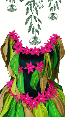 fairy nature dress Rose Princess Gown main image 0