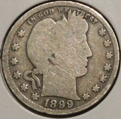 Silver Quarter - Barber - 1899 [607]