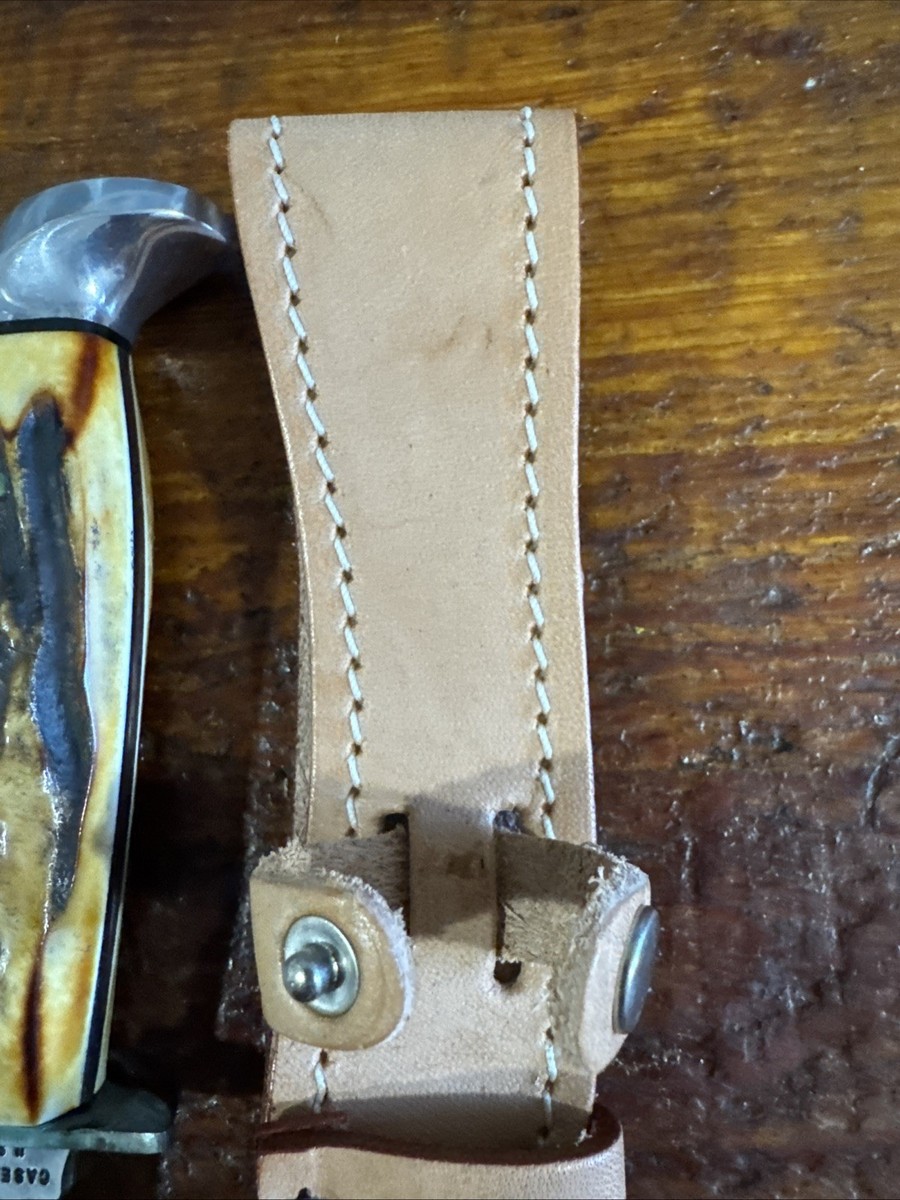 Case XX USA 5 FINN SSP Razor Edge Fixed Blade Stag Knife. Bradford