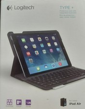 Logitech Type Wireless Keyboard Folio Cover Case iPad Air
