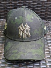 NY New York Yankees MLB Hat New Era Adult 9Forty Adjustable Army Camo Military