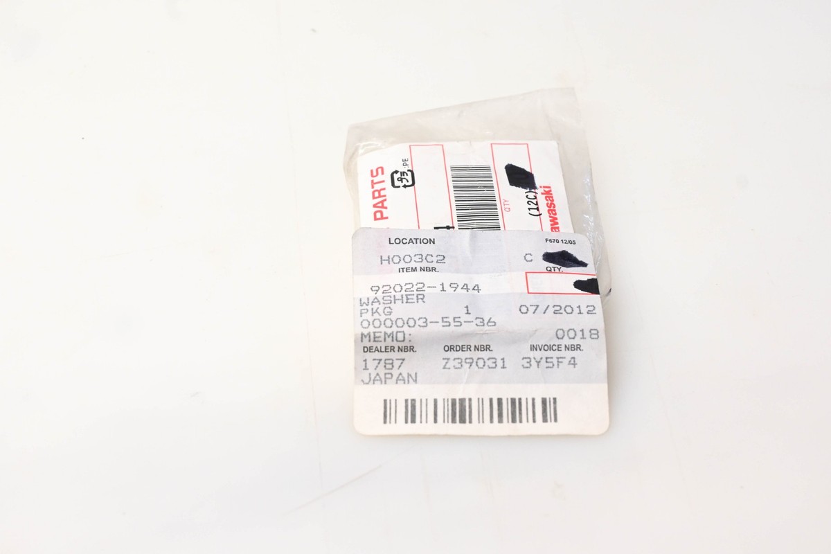 1998 Kawasaki Kx250 OEM Kickstarter Mechanism Washer for sale