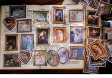 40 pcs Renaissance Famous Painting Sticker, art, Bullet Journal, Planner Sticker