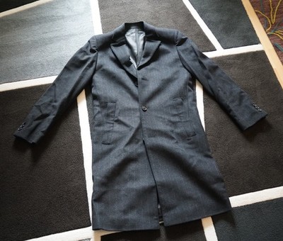 HUGO BOSS Mantel Herren STRATUS Gr. 94 Schurwolle, neuwertig