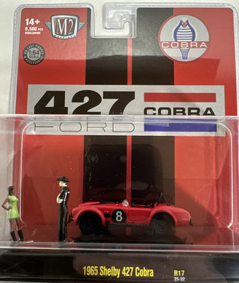 1965 Shelby 427 Cobra #8 Red M2 Machines Diorama R17 25-32 New in Package