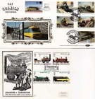 GB Selection of 16 x Benham RAILWAY THEMED Official FDC's/Commem Covers