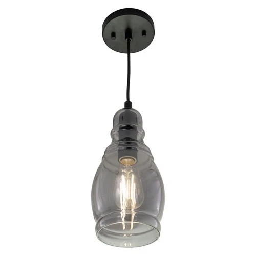 Vaxcel Lighting P0377 Millie 6"W Mini Pendant - Black - Picture 5 of 12