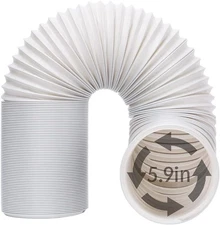 UNAOIWN Portable Air Conditioner Exhaust Hose. AC Vent Hose with White 