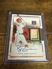 2025 Ryan Zimmerman Impeccable Illustrious Lumber Auto, 12/25! Nationals