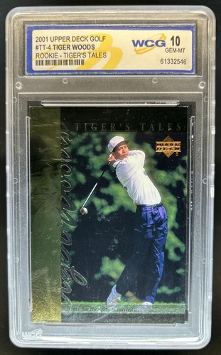 2001 Upper Deck Tiger Woods Tiger\'s Tales RC #TT4 WCG 10 Rookie