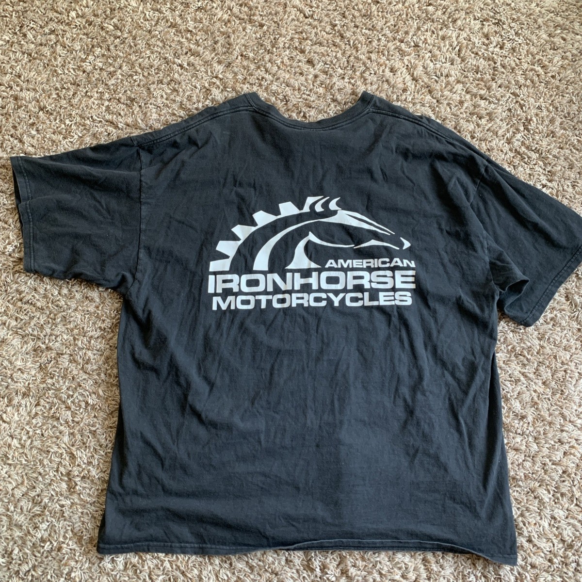 American Ironhorse Shirt Used Black 3xl Gildan