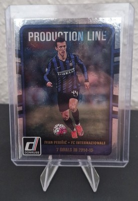 Top 4 x Panini Donruss 2016-17 Production Line Casillas, Koke, Perisic und Milik