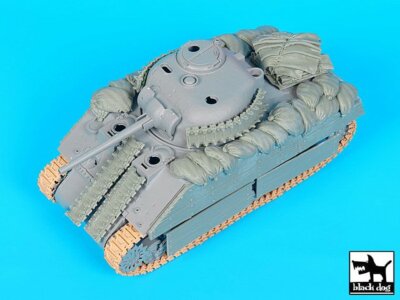 Black Dog 1/35 USMC M4A2 Sherman Tank Accessories in Tarawa WWII