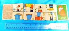 6 REPLACEMENTCARDS - for 1938 Popeye Playing Game Whitman