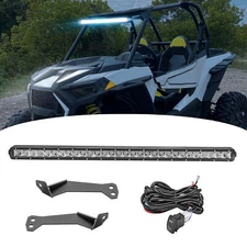 WEISEN Roof 31" Signal Row LED Light Bar Mount Wire Kit For Polaris RZR XP 1000