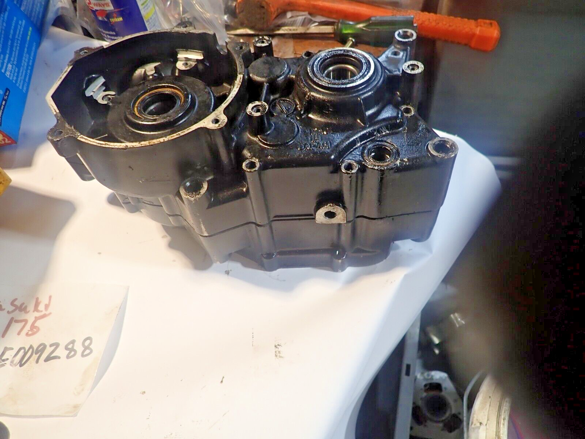 1980? Kawasaki KDX 175 Left/Right Engine/Motor Cases /Crankcases