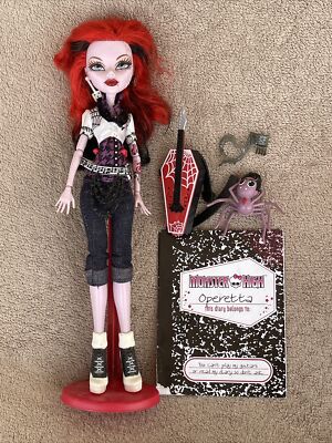 Monster High Operetta Doll 1st Wave Including Pet, Diary