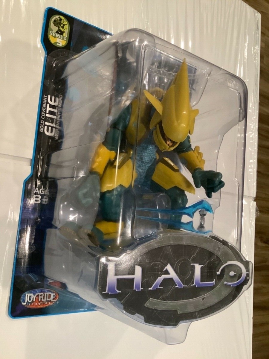 Rare Xbox HALO Series 5 Gold Covenant Elite / Energy Sword Joyride