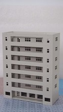 Outland Models Railway Modern Building Dormitory / School Grey N Scale 1:160