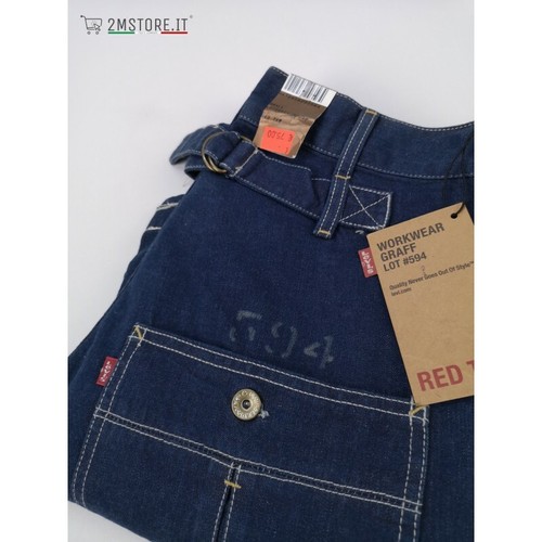Levis Jeans Levi's 594 RED TAB WORKER GRAFF CARGO Blu LOOSE Fit Vintage |  eBay