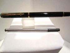 Terzetti Park Vector Metal Rollerball Pen+Spare Refill-Black Glossy /GT+Gift Box