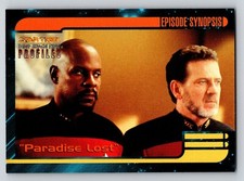 Trade Card Sky Box 1997 Star Trek Deep Space Nine Profiles #06 Benjamin Sisko