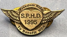 1995 SPHD Freedom Ride Harley MDA Motorcycle PIN