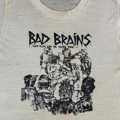 VTG How Much Can Da Bad Brains Shirt Classic White Men Unisex S-4XL