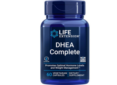 Life Extension DHEA COMPLETE 60 Veg Caps ( EXP 04/2026)